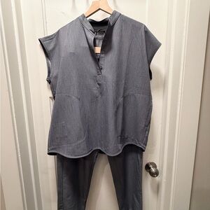 Grey Figs Scrubs Set